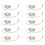 10pcs 1M 60-3528 SMD Waterproof LED Light Strip DC12V (White) 1