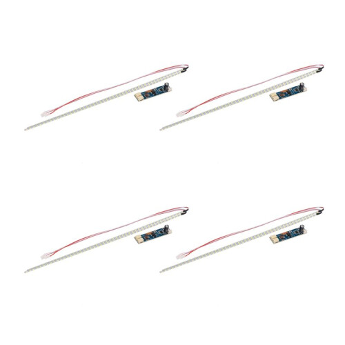 4pcs 315mm 15 Inch LCD Widescreen Dimmable Adjustable LED Lights Backlight Strip Kit