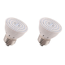 2X E27 80 LEDs Plant Grow Lamp LED Volledige Spectrum Groei Gloeilampen Zaailing Bloem Phyto Lamp voor Indoor Hydrocultuur Planten