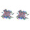 100Pcs WS2811 RGB LED Pixels Light Individually Addressable 12mm Diffused Digital Full Color Pixel Module Light DC12V 1
