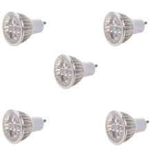 5X 4 LED GU10 Light Bulb 4W Cold White 85-265V