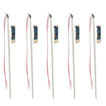 5pcs 315mm 15 Inch LCD Widescreen Dimmable Adjustable LED Lights Backlight Strip Kit