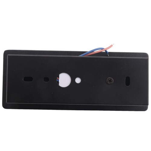 2X Room LEDLamp Headboard Wall Light Sconce Bed Side Reading Light Recessed Automatic  Wall Lamps,Black