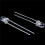 120 Pieces 3mm Blanc LED Lampe Diode Electro-Luminescente  2.5V-3V 3