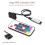 2X RF17 Keys Remote  12V Wireless  RGB Controller for PC Computer Case 5050 RGB LED Strip Light 5
