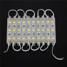20Pcs 5050 Smd 3 Led Streifen-Schnur-Licht Des Modul-Led Wasserdichtes Warmes Weiß -12V