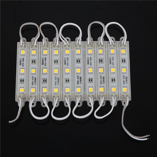 20Pcs 5050 Smd 3 Led Module Led Strip String Light Waterproof  12V Warm White