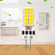 20PCS G4 LED Bulb AC/DC12V-24V 3W LED G4 Light 20LED 360 Angle Light 2835SMD Replace 30W Halogen Lamp,Cool White