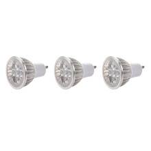 3X 4 LED GU10 Light Bulb 4W Cold White 85-265V