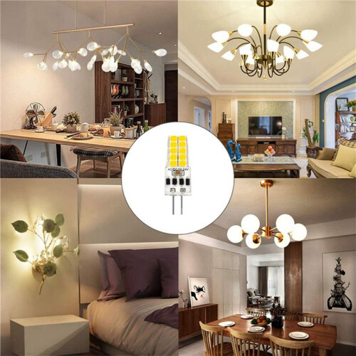 20PCS G4 LED Bulb AC/DC12V-24V 3W LED G4 Light 20LED 360  Angle Light 2835SMD Replace 30W Halogen Lamp,Cool White 2