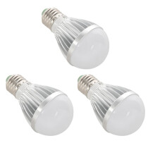 3X Niederspannung E27 5W 12V High-Power Weisse LED Gluehlampe