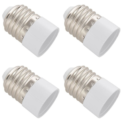 4X E27 to E14 Base LED Light Lamp Bulb Adapter Converter