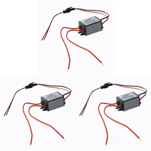 3X LED Transformateur Electronique Transfo 1-3W AC 85-265V Vers 12V