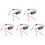 5X LED Transformateur Electronique Transfo 1-3W AC 85-265V Vers 12V 2