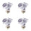 4X E27 1 à E27 2 Convertisseur de Douille de Lampe LED 1