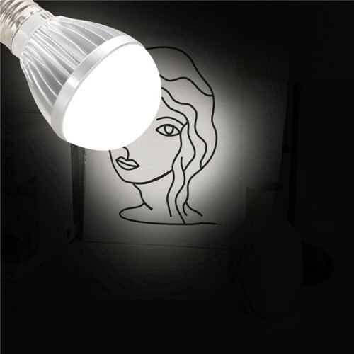 10X E27 5W 12V High-Power White Light Bulb 1