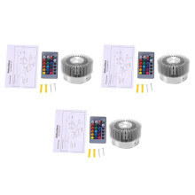 3X 3W Applique Murale Coloree RGB Tournesol Eclairage LED Moderne pour la Decoration Interieure Couloir Rayon Restaurant