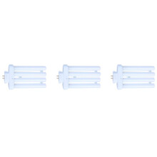 3X Lâmpada Fluorescente Compacta de 4 Pinos 220V 27W 6500K Duplo-H Quad Tube