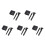 5X Solar String Lights, 10M 100LED Outdoor String Lights, Decorative String Lights for Patio,Party,Christmas(Warm White) 1