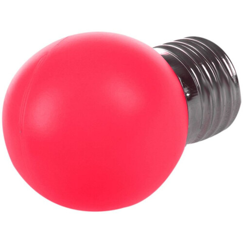 10X E27 LED Light Warm Red Bulb Plastic Bulb (0.5W Power, Red) 1