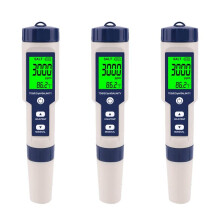 3X Pool Salt Tester, Digital Salinity Meter,High Accuracy 5 In 1 Salinity Tester for Salt Water,IP67 Waterproof Test Kit