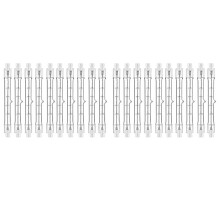 R7S Halogen Light Bulb 118 mm 200 W 230 V Pack of 20 Halogen Rod R7S Halogen Bulb R7S Dimmable Halogen Rod Lamp Lights