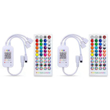 2X DC5-24V LED Controller+40 Keys Remote Control APP Control and Music Sync RGB IR RF for 5050 RGB LED Light