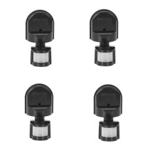 4X Ac110V-240V Outdoor Pir Motion Sensor Wall Light Lamp 180 Degree Sensor Detector Pir Motion Sensor LED