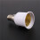 4X Da E14 A E26 E27 Adattatore per Lampadario A Luce Socket Da E14 A Medio Socket E26 E27 Converter Adattatore per Bulbo di Base 3