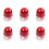 6X Wechselstrom 220V 15W Rotes Licht Industrielle Signalsaeule Blitzwarnleuchte 1