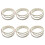 6pcs 1M 60-3528 SMD Waterproof LED Light Strip DC12V (Warm White) 1