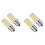 4 Pack 4W Dimmable LED E17 Microwave Oven Bulb , Daylight 6000K 40W Halogen Equivalent Light ,Ceramic E17 LED Bulb 1
