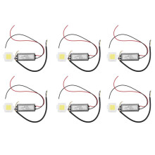 6X 50W LED Treiber Wasserdicht IP67 Netzteil High Power Adapter + 50W LED Chip Birne Energiesparend für DIY Tageslicht