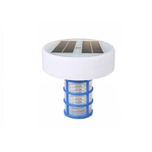 Solar Pool Ionizer Floater with RGB LED Light Copper Pool Ionizer Pool Cleaner Equipment Swimming Pool Accessories