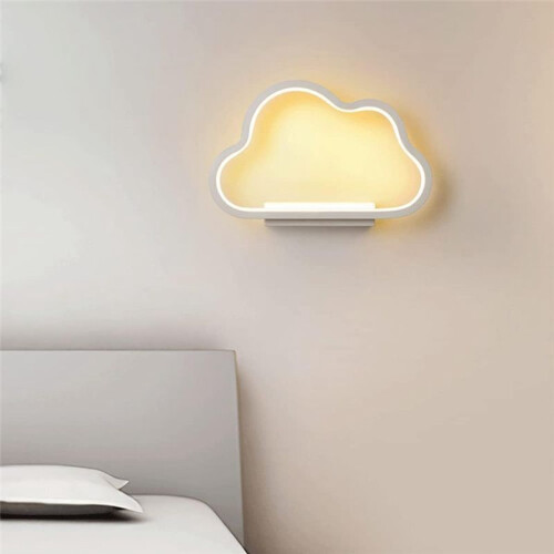 Cloud Design Decor Wall Light 220v Embedded Sconce Cloud Shape Wall Light Light Indoor Bedroom Wall Lamp Living Room B 2