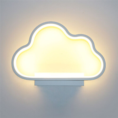 Cloud Design Decor Wall Light 220v Embedded Sconce Cloud Shape Wall Light Light Indoor Bedroom Wall Lamp Living Room B 1