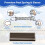 6Pack Pool Winter Cover Spring with Pool Protective Spring Cover with Stopper D Ring & Vinyl Spring Sleeves 4