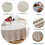 Lace Round Tablecloth - Stain, , Oil and Fabric Tablecloth,Washable Decorative Kitchen Tablecloth 5