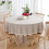 Lace Round Tablecloth - Stain, , Oil and Fabric Tablecloth,Washable Decorative Kitchen Tablecloth 3