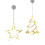 Window Lamp Battery-Powered Christmas Lights Interior Decoration Star Tree Lamp (Without AAA Battery) 1
