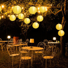 Warm White LED Balloon Lights Pack of 15, LED Lantern Lights with Battery for Party, Wedding, Holiday Decorations