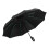 Automatic Folding Umbrella with Hook Handle Rainproof, Portable Sunshade for Travel Black 1