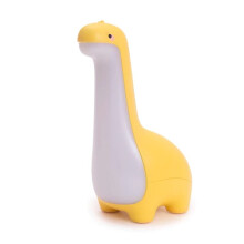 Dinosaur Night Light for Children - Cute Bedside Lamp with Eye Protection, USB Charging, Ideal Room Decor Yellow