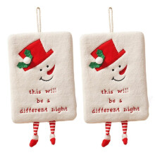 Hangable Hand Towels for Wiping Hands, Quick-Absorbing Water, Cute Dry Towels, Festive Kitchen Decoration B