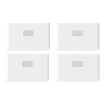 Rechargeable LED Intelligent Sensor Night Light Motion Sensor Wall Light for Bedroom Corridor Cabinet Lighting 4Pcs