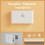 LED Intelligent Sensor Night Light USB Charging Motion Sensor Wall Light for Bedroom Corridor Cabinet Lighting,A 8