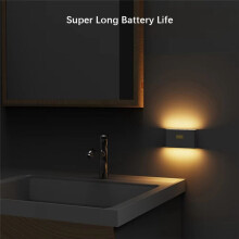 Rechargeable LED Intelligent Sensor Night Light Motion Sensor Wall Light for Bedroom Corridor Cabinet Lighting 4Pcs