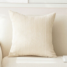 Set of 4 Soft Corduroy Modern Design, Mix and Match with Your Home Decor, Pillow Insert Not Included (45 X 45 cm) B