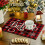 4PCS Xmas Trees Snow  Christmas Placemats Winter Table Mats for Kitchen Dining Decoration E 9