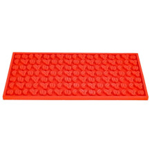 Bar Mat 30x15x0.8CM Matten Voedselveilige Siliconen Mat Antislip Bar Service Spill Mat Rood